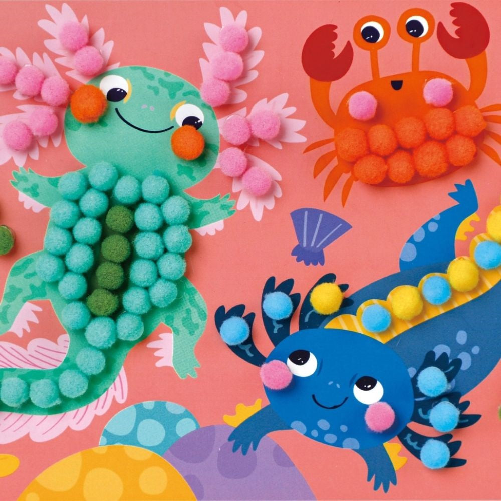 pompom craft kit for girls