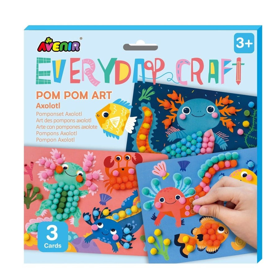pompom craft kit for girls