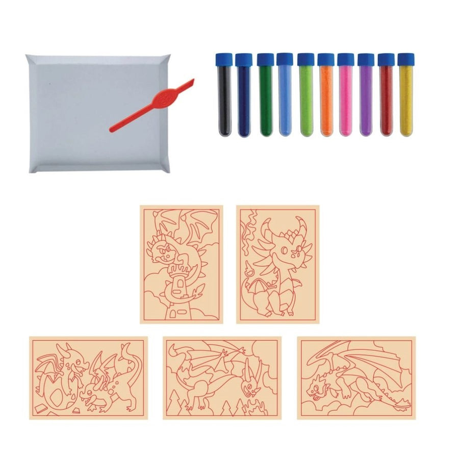 Avenir sand art dragons