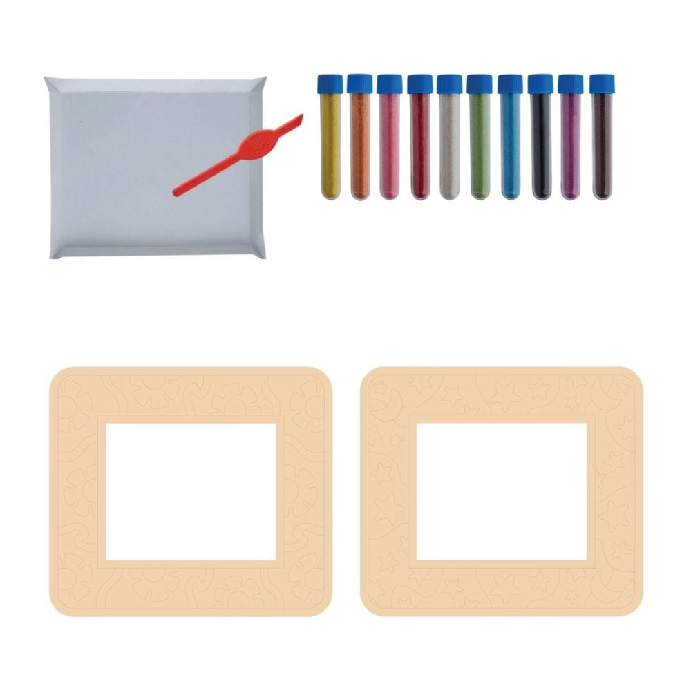 sand art photo frame DIY kit
