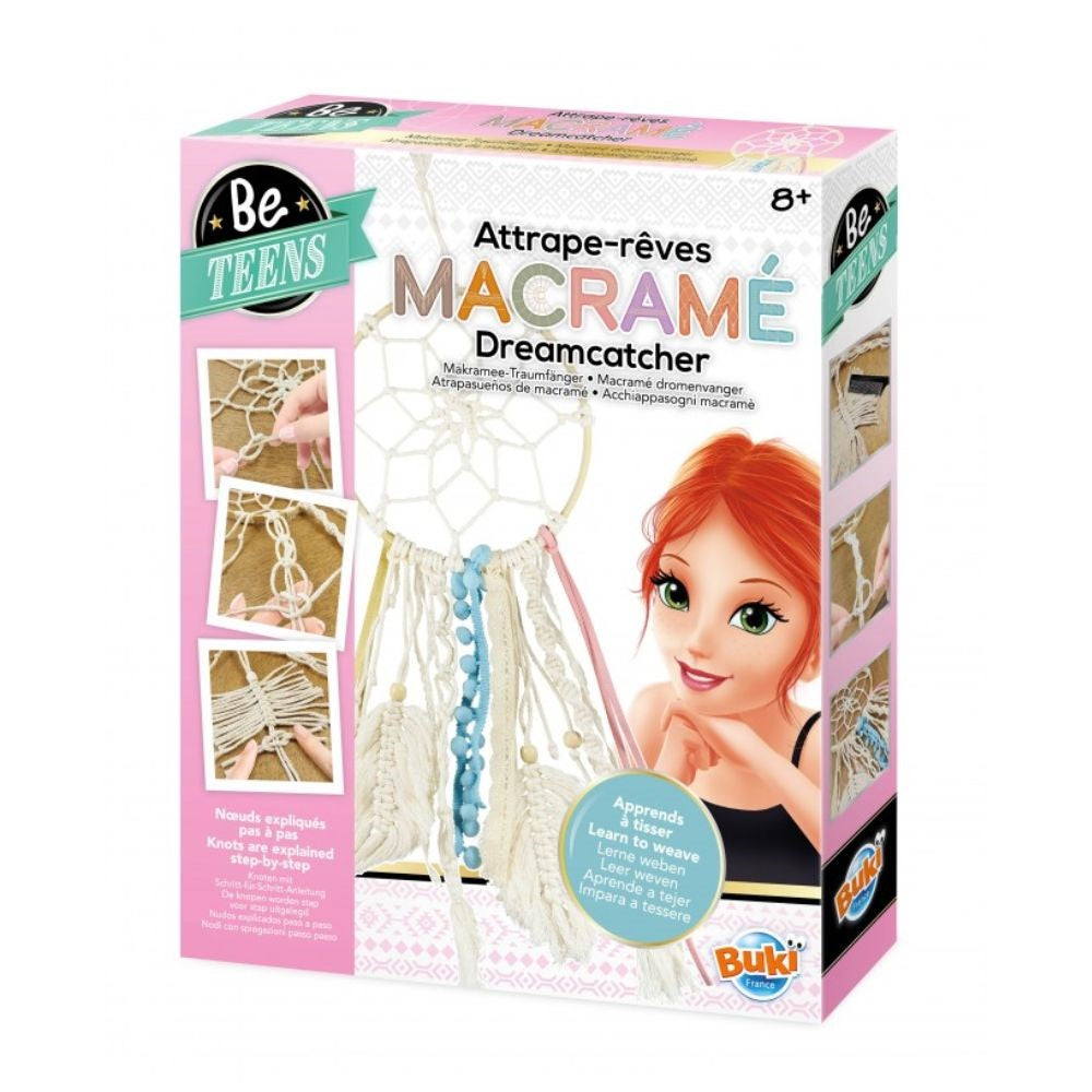 BUKI BE005 Be Teens Strickring Set – Lern-Set Für Anfänger Mit Wolle, Nadeln & Anleitung Für Schal, Stirnband & Hausschuhe