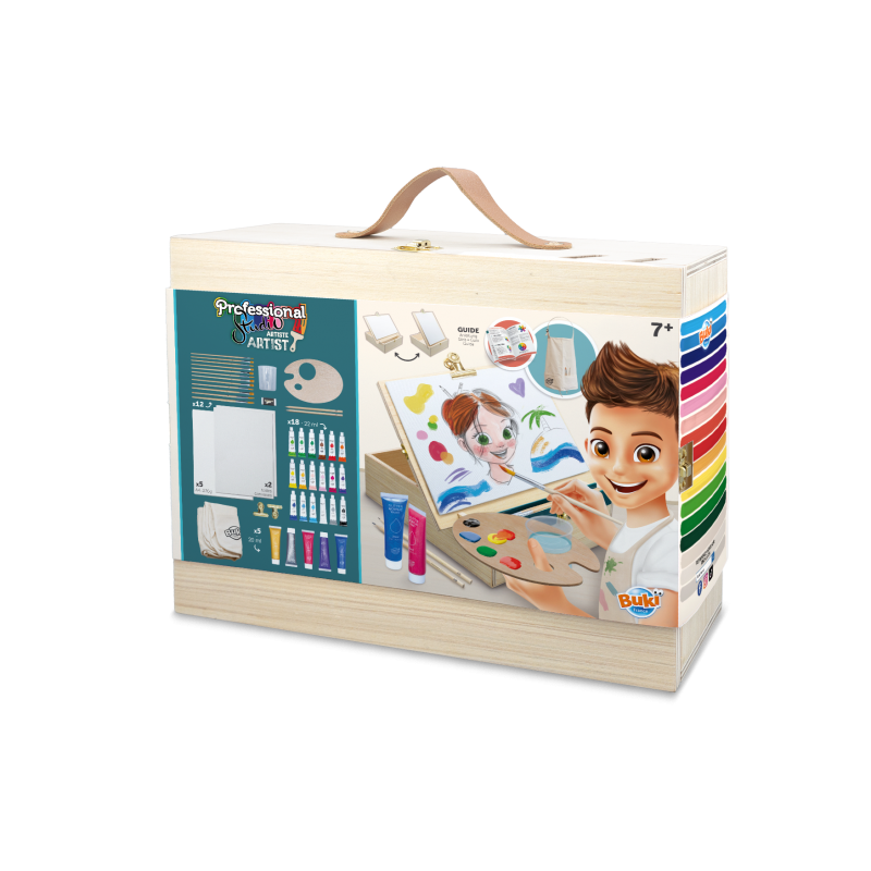 Kids Artist Workshop - Easel, Canvas & Supplies
