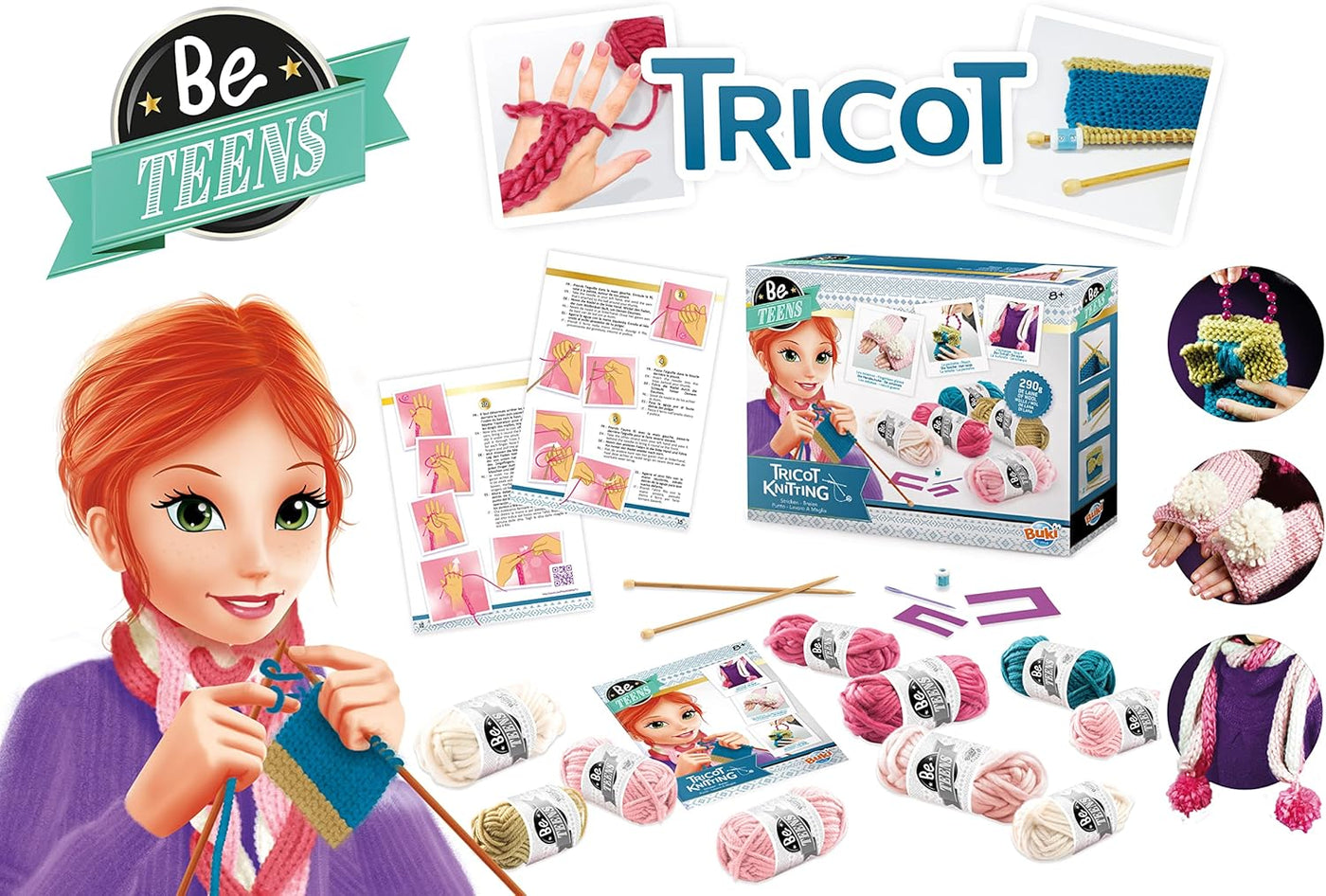 Buki kids knitting kit