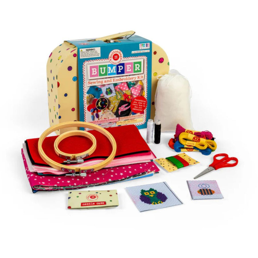 Buttonbag Bumper Sewing & Embroidery Kit