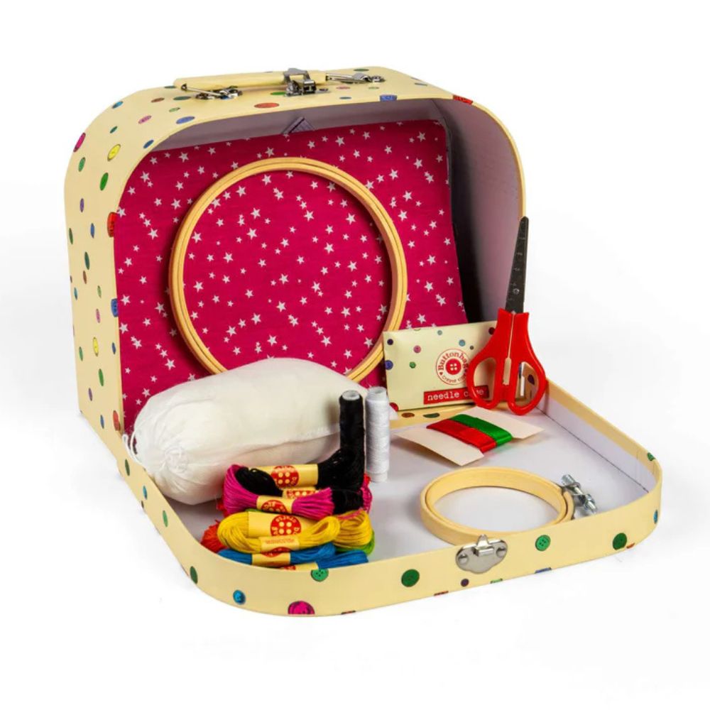 Buttonbag Bumper Sewing & Embroidery Kit – Learn to Sew & Stitch