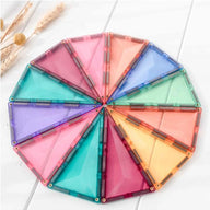CONNETIX Magnetic Tiles 40 Piece Pastel Geometry Pack