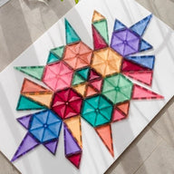 CONNETIX Magnetic Tiles 40 Piece Pastel Geometry Pack