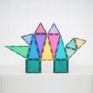CONNETIX Magnetic Tiles 48 Piece Glitter Castle Pack