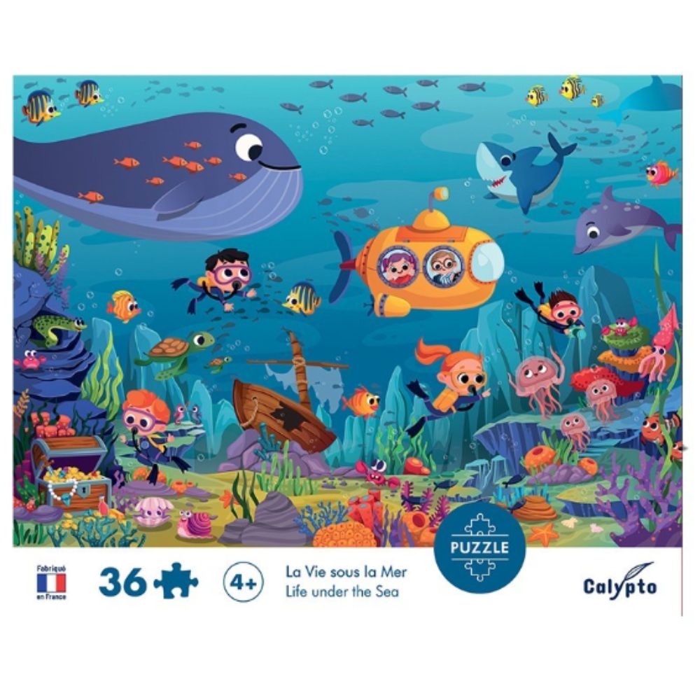 Calypto Jigsaw Puzzle - Life Under The Sea 36 Pieces