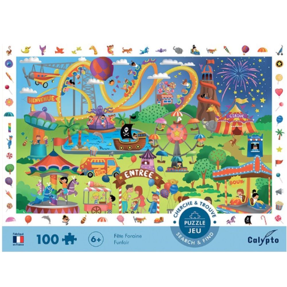Calypto Jigsaw Puzzle - Search & Find Fun Fair 100 pieces