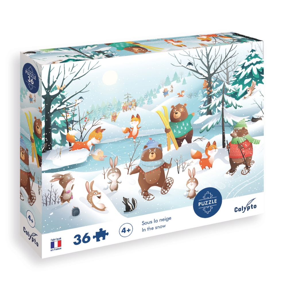 Calypto In The Snow 36 piece Jigsaw Puzzle