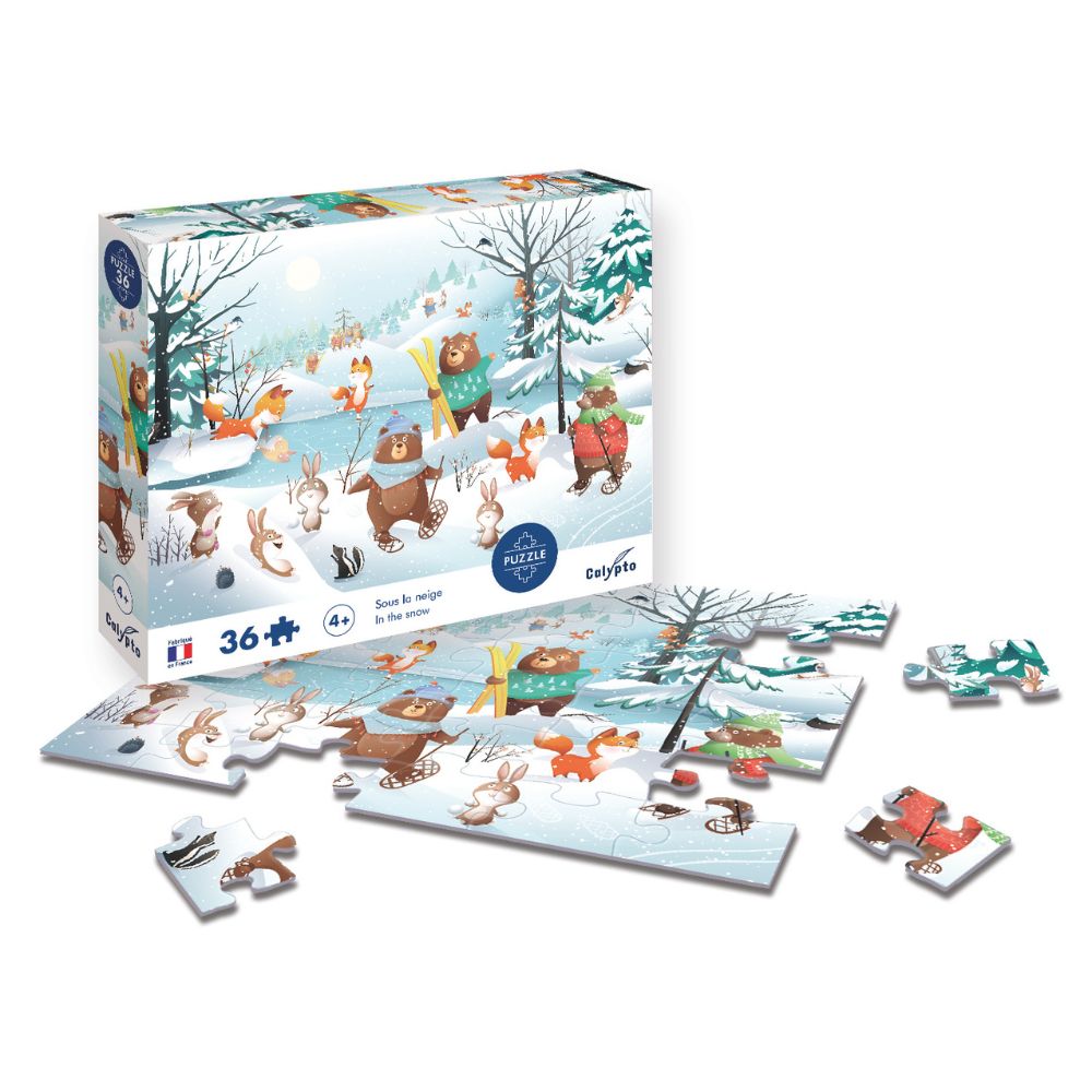 Calypto In The Snow 36 piece Jigsaw Puzzle