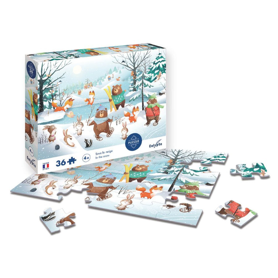 Calypto In The Snow 36 piece Jigsaw Puzzle