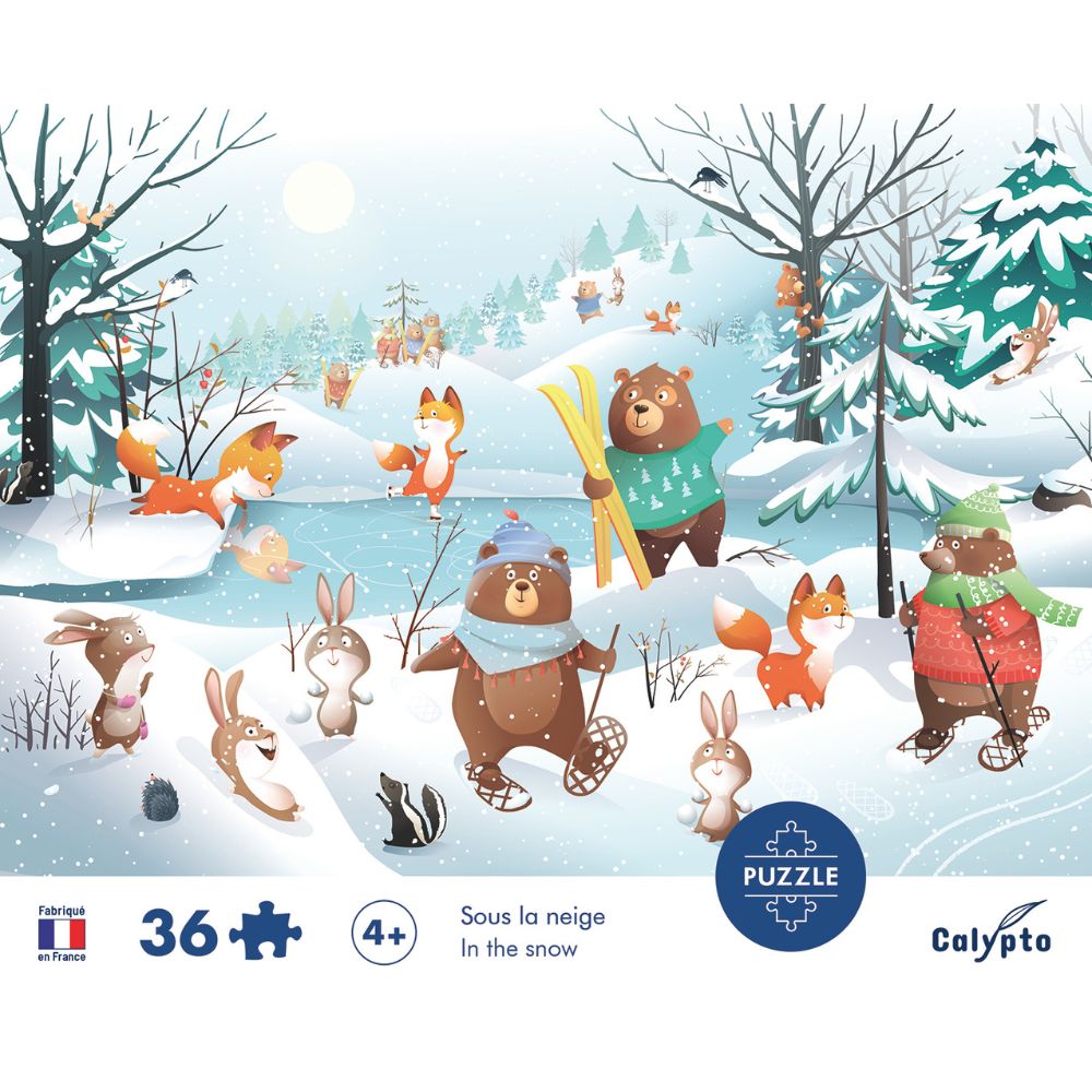 Calypto In The Snow 36 piece Jigsaw Puzzle