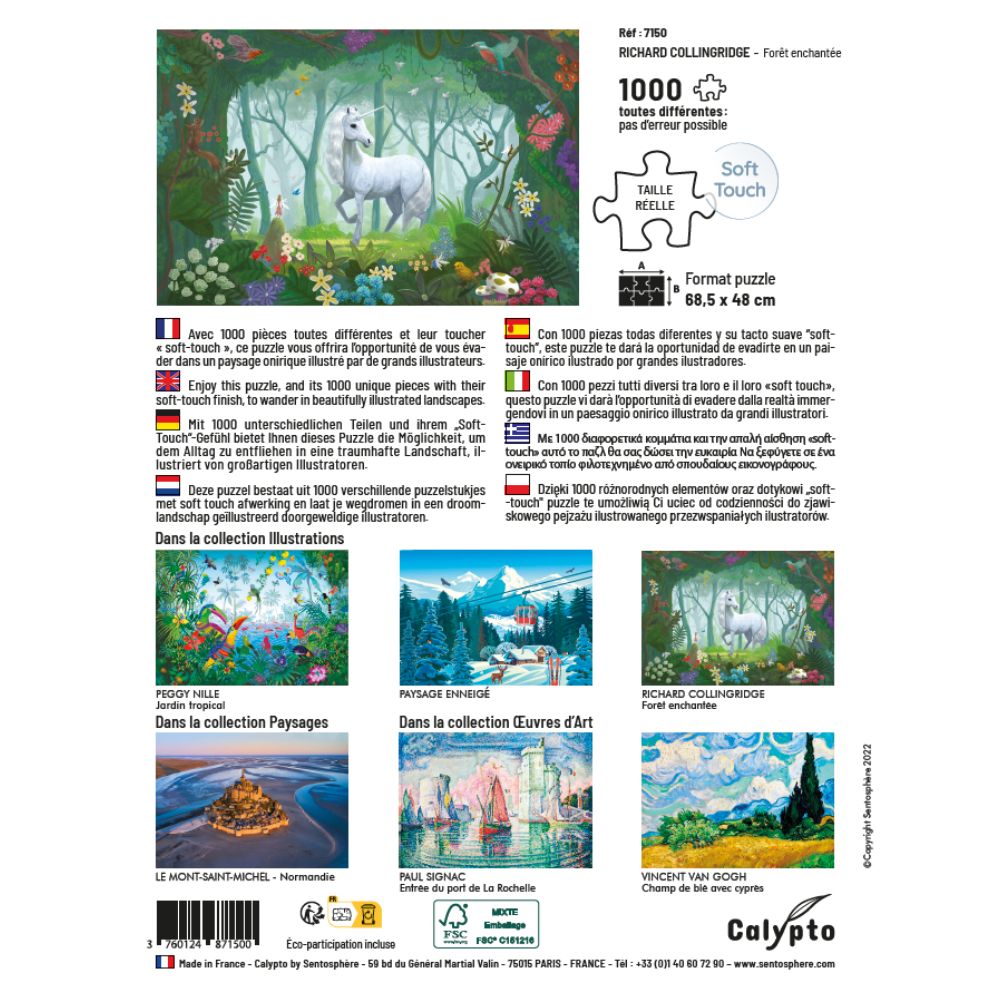 Calypto Jigsaw Puzzle 1000 Piece - Enchanted Forest by Richard Collingridge
