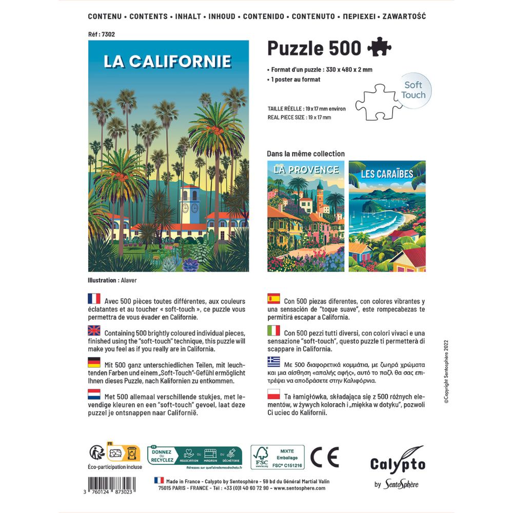 Calypto Jigsaw Puzzle 500 Piece - California