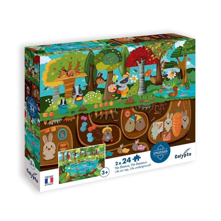 Calypto Puzzle 24 piece x 2 - Vie Dessus Vie Dessous