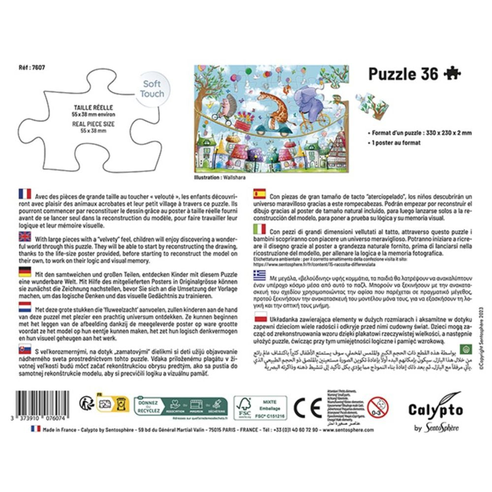 Calypto Animaux Acrobates 36 pieces