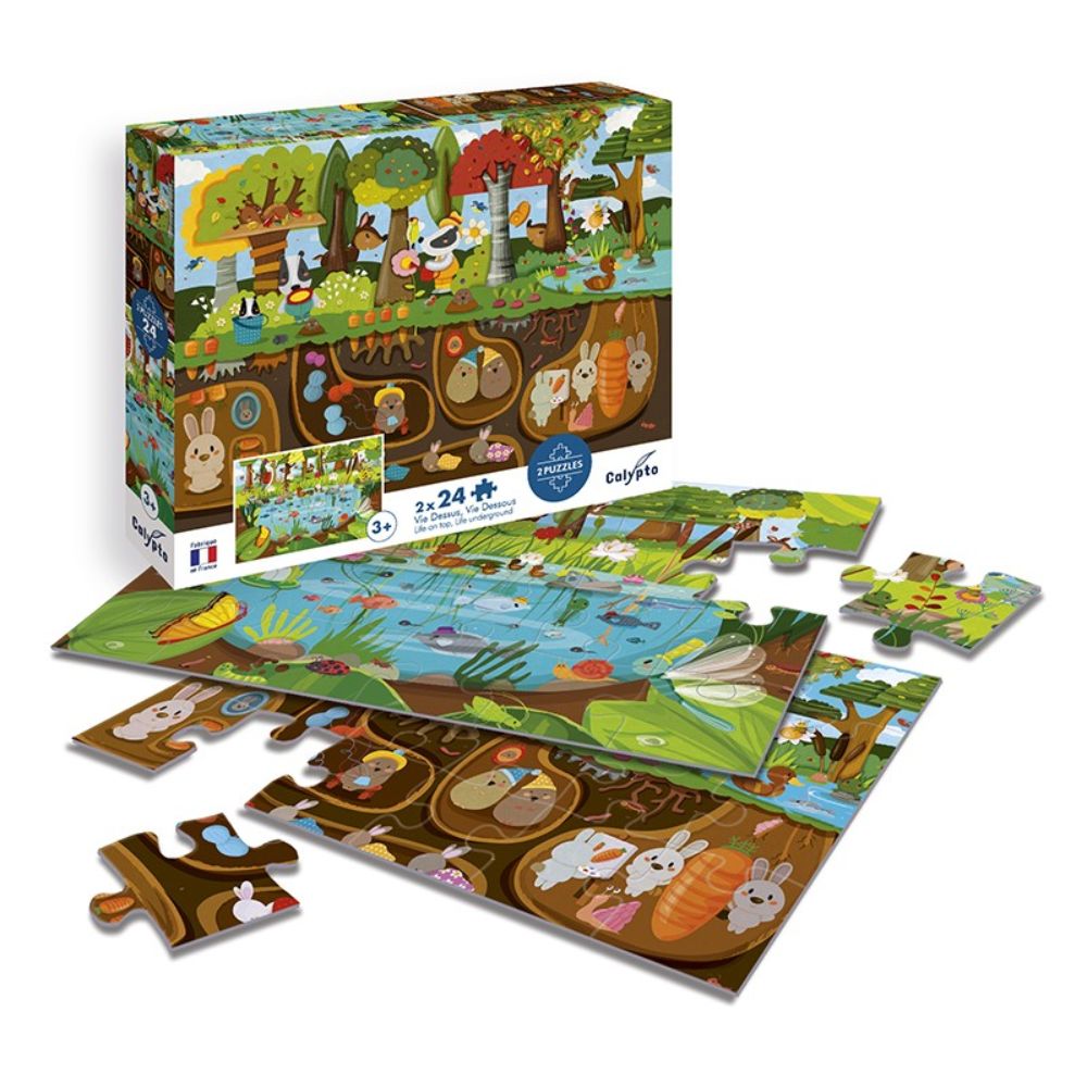Calypto Puzzle 24 piece x 2 - Vie Dessus Vie Dessous