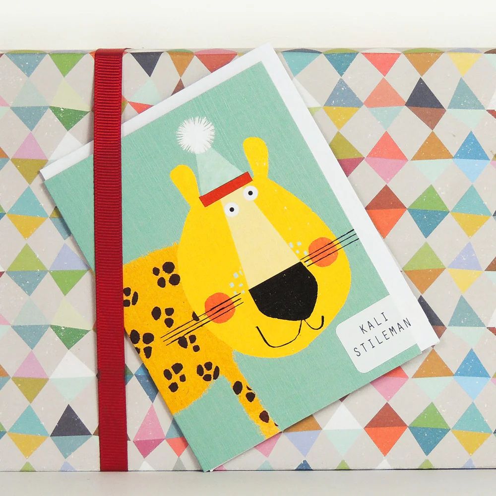 Cheetah Birthday Card