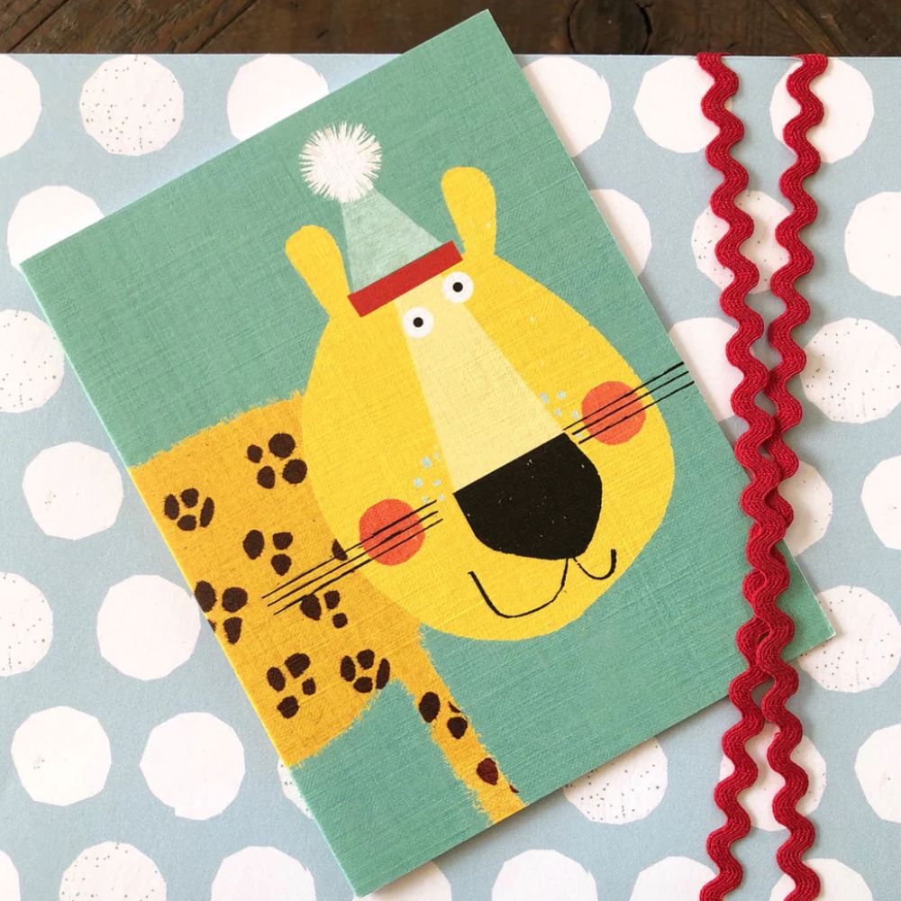 Cheetah Birthday Card