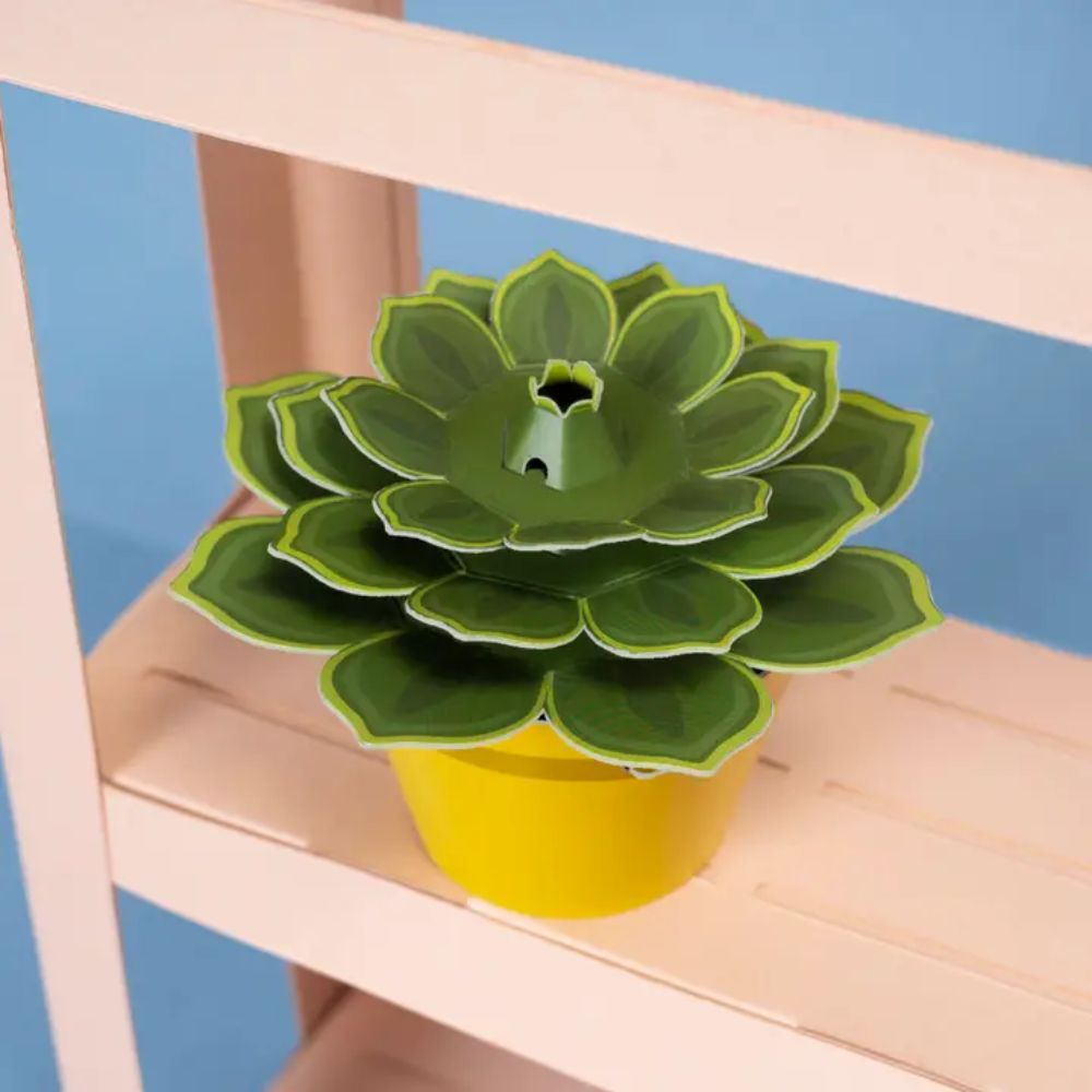 succulent origami Clockwork Soldier - Create Your Own Mini Paper Plant| Paper Modelling | Easy Origami