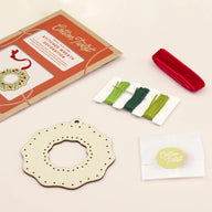 Cotton Twist - Make your own Stitched Wreath Decoration