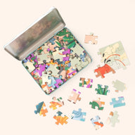 Cotton Twist Dinosaur Jigsaw Puzzle In A Tin - 100 pieces