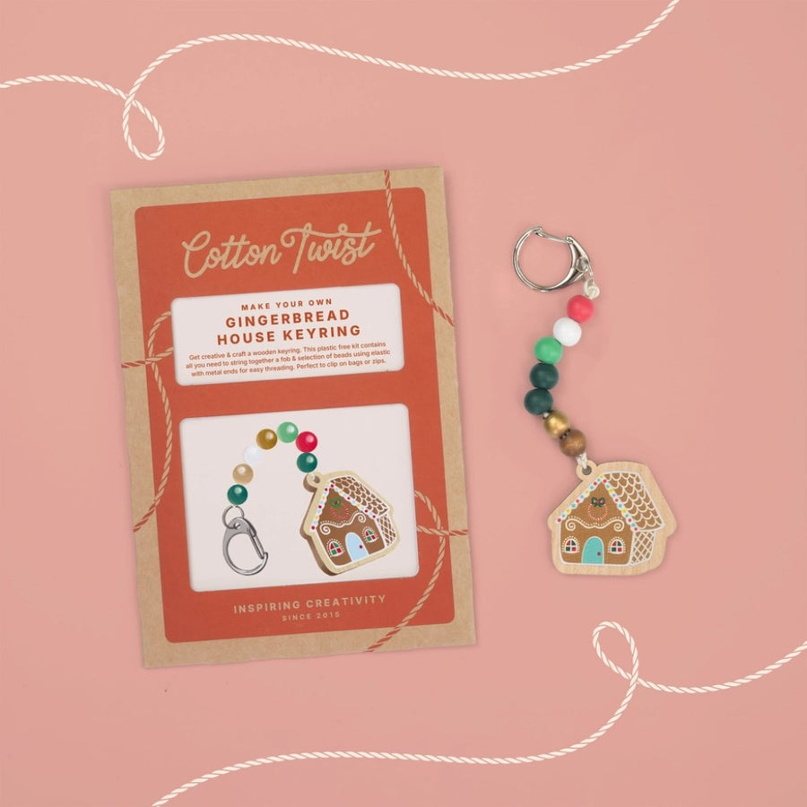 Cotton Twist - Make your own Gingerbread Keyring