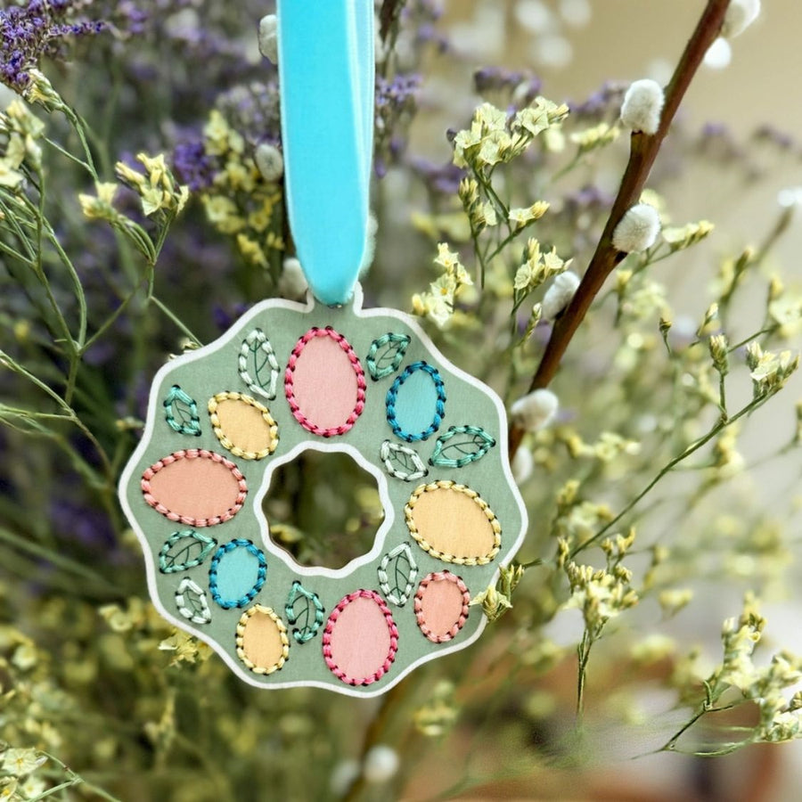 Cotton Twist Make Your Own Stitched Wreath