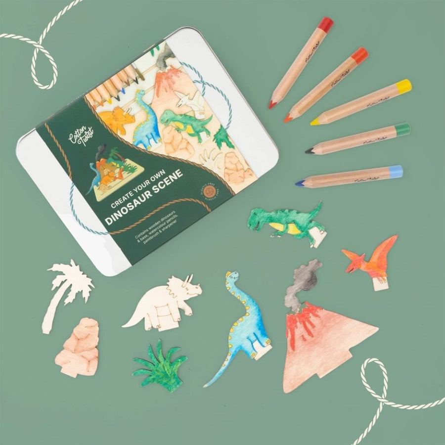 Cotton Twist Create Your Own Dinosaur Scene Craft Kit