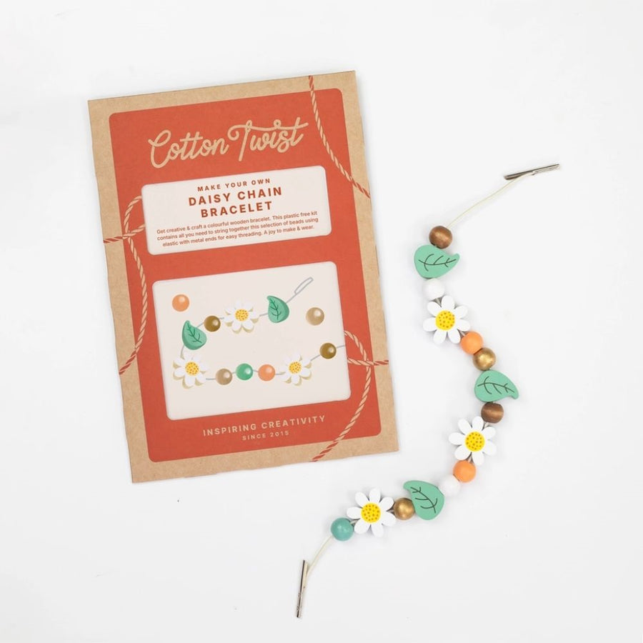 cotton twist make your own daisy chain bracelet