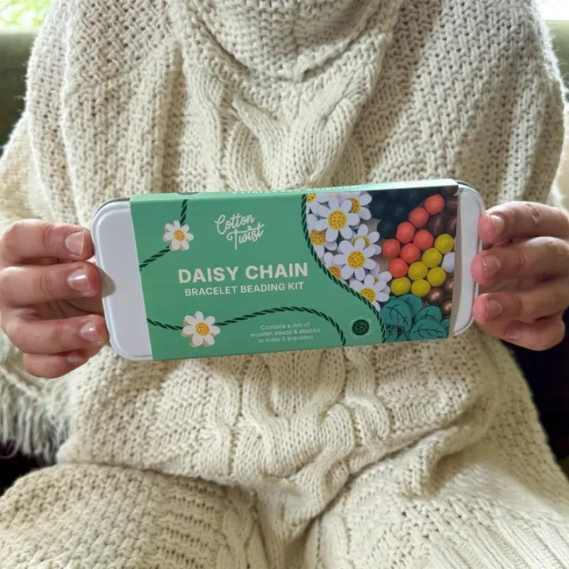 Cotton Twist Daisy Chain Bracelet Beading Kit