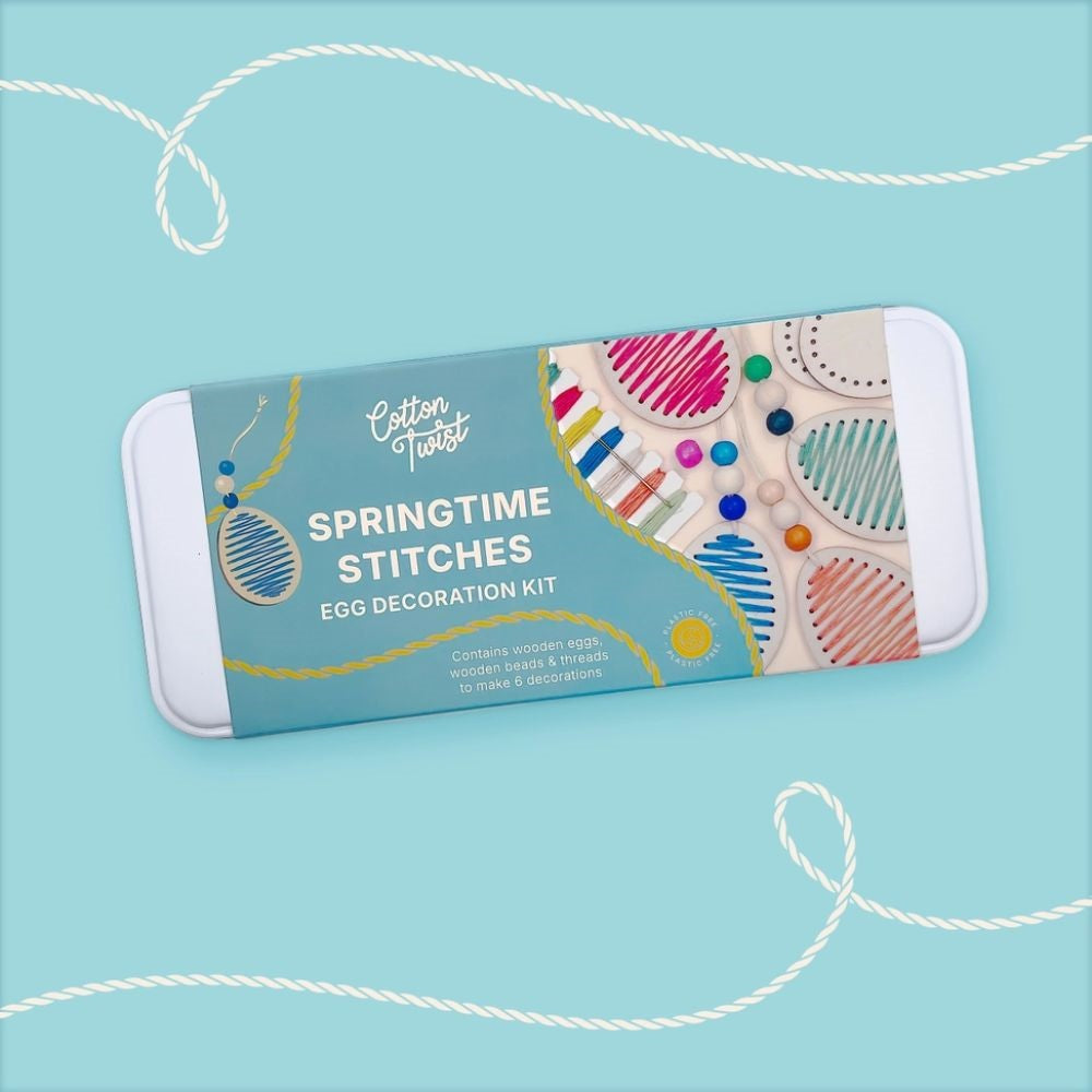 Cotton Twist Springtime Stitches Egg Decoration Kit