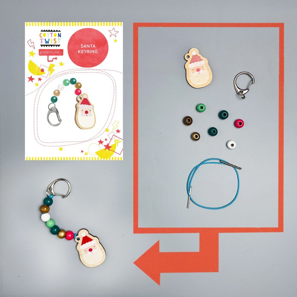 Cotton Twist - Make your own Santa Keyring