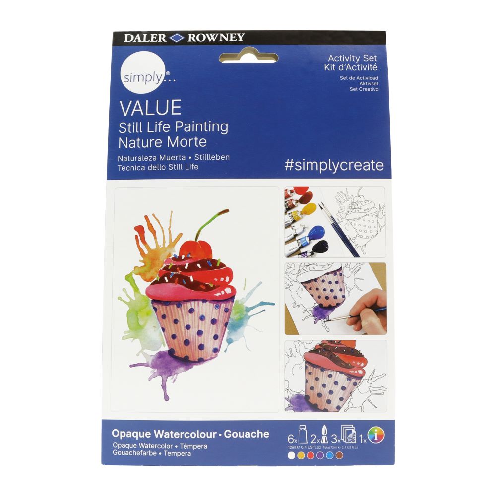 Daler Simply Value Opaque Watercolour Activity Set - Still Life