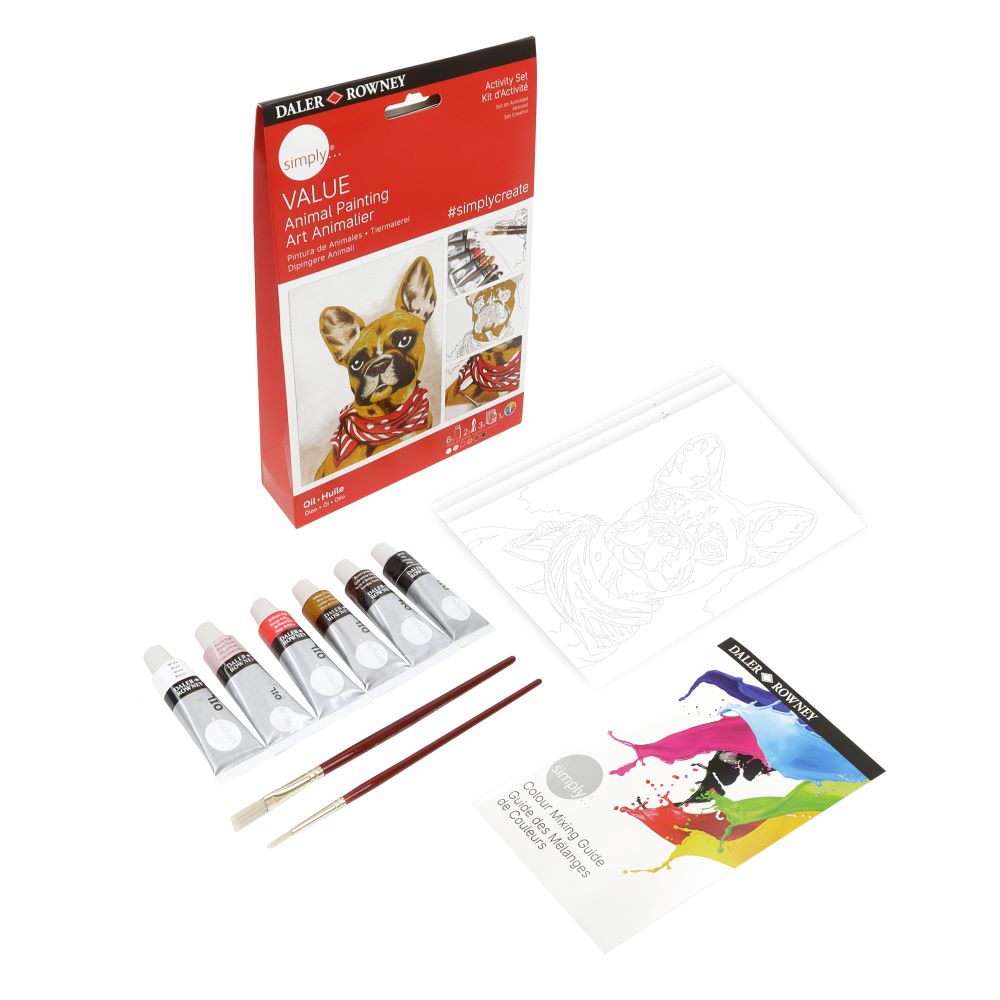 Daler Simply Value Oil Activity Set - Animal