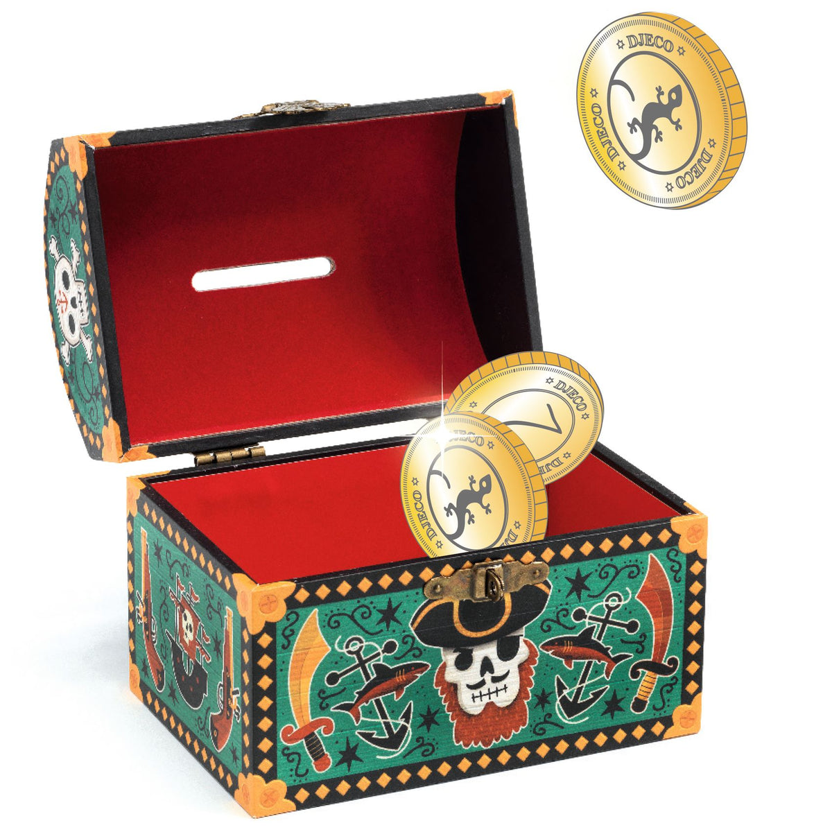 Djeco Money Box - Pirate DD03331