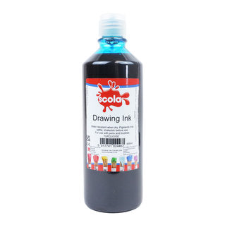 Scola Drawing Ink 600ml - Various Colours