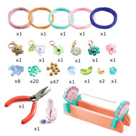 Djeco Macrame Bracelets to Make - Blue DJ00036