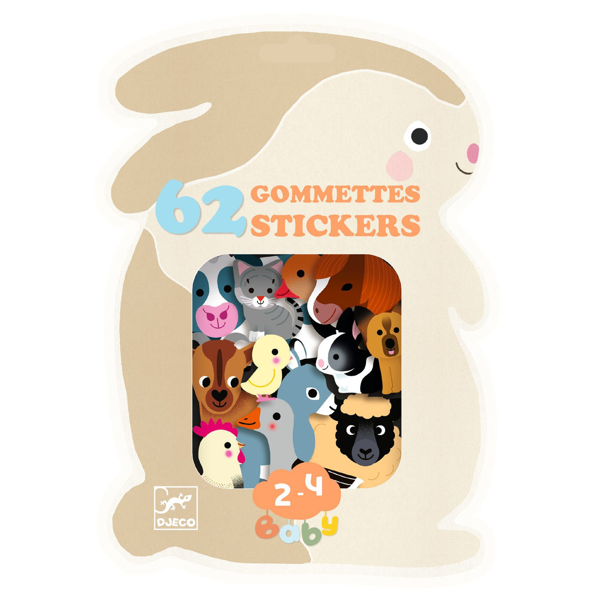 Djeco Stickers - Farm Animals DJ00056