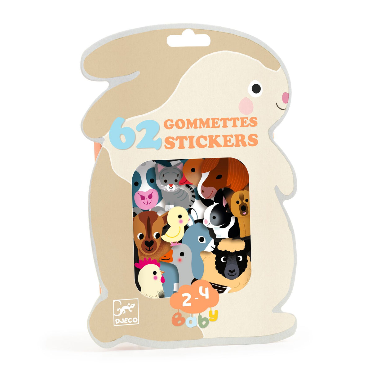 Djeco Stickers - Farm Animals DJ00056
