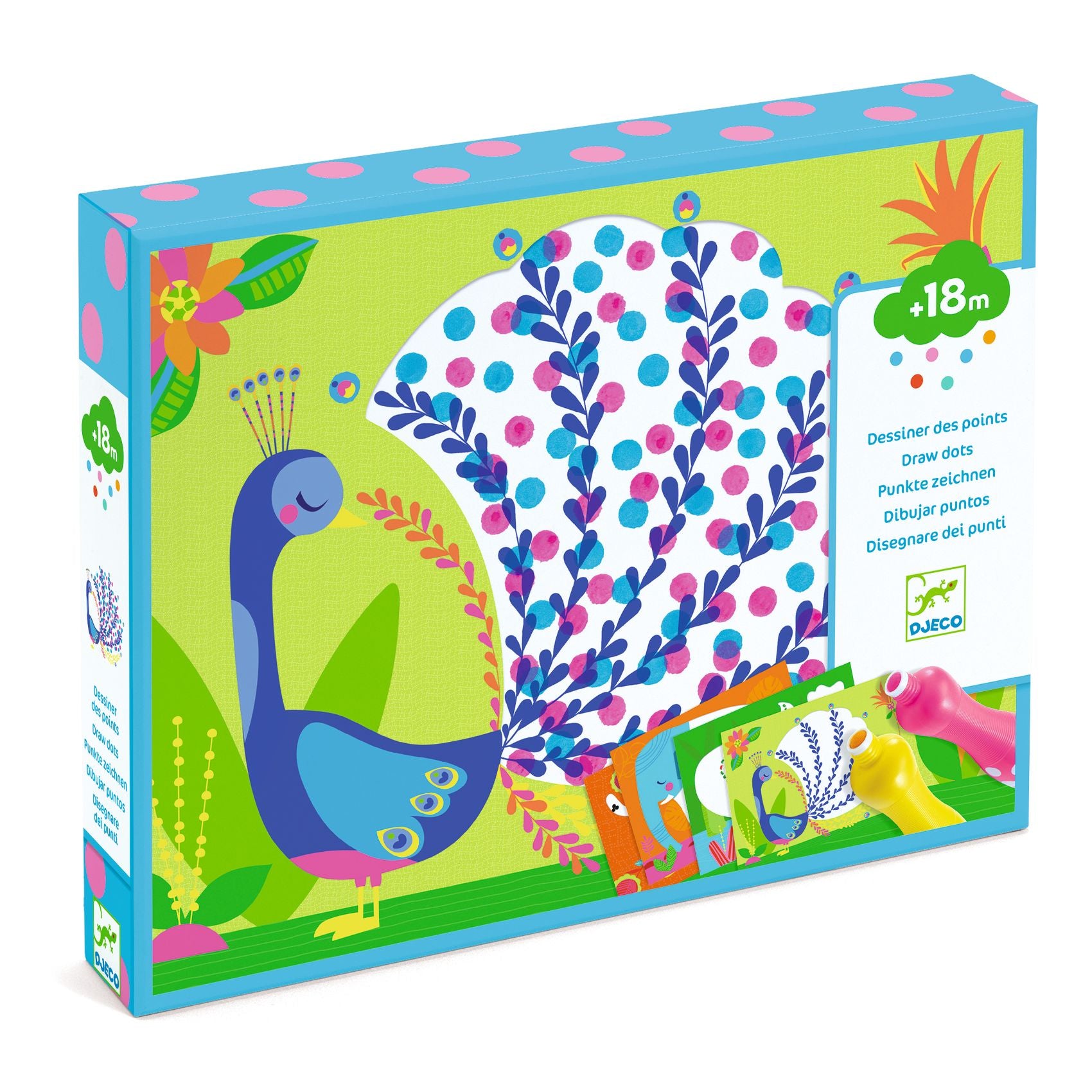 Djeco Draw Dots - It's all about the dots! 18 mths DJ00081