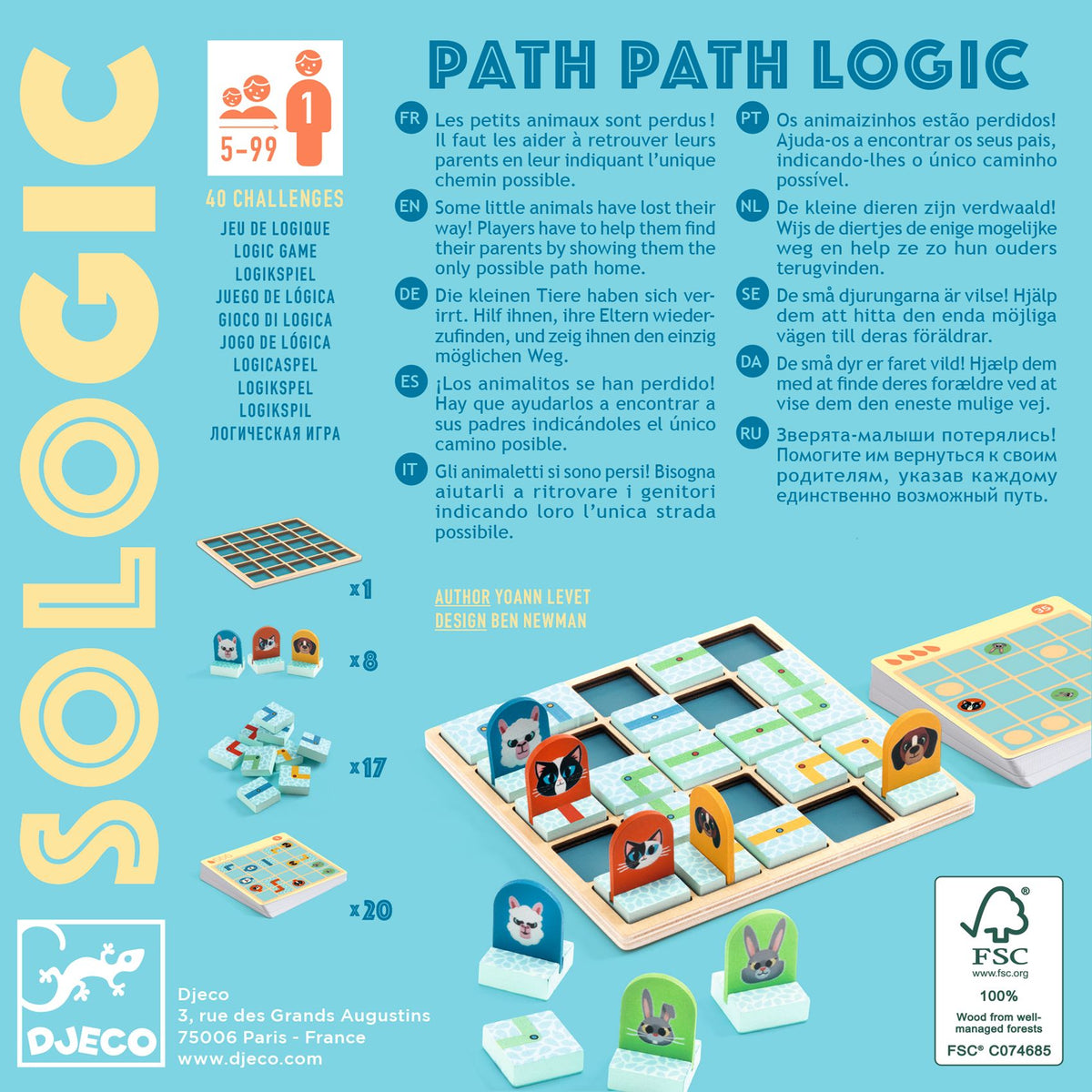 Djeco Games - Path Path Logic DJ00811