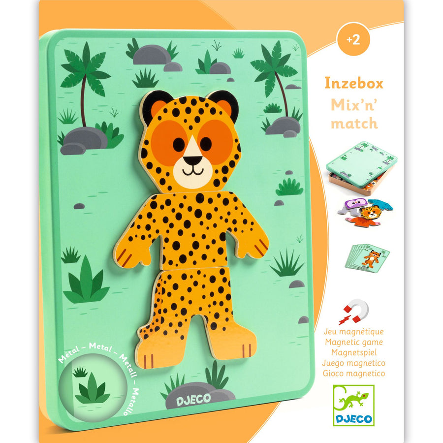 Djeco Inzebox Mix'n'match - Magnetic Games Gifts for 2 Year Olds