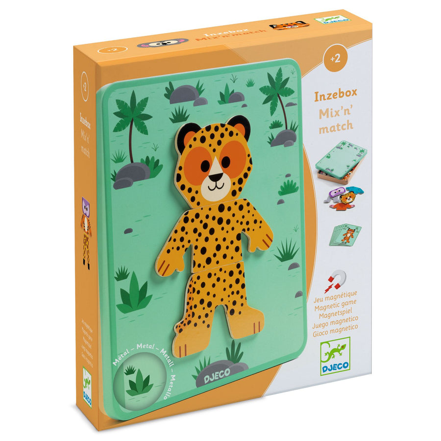 Djeco Inzebox Mix'n'match - Magnetic Games Gifts for 2 Year Olds