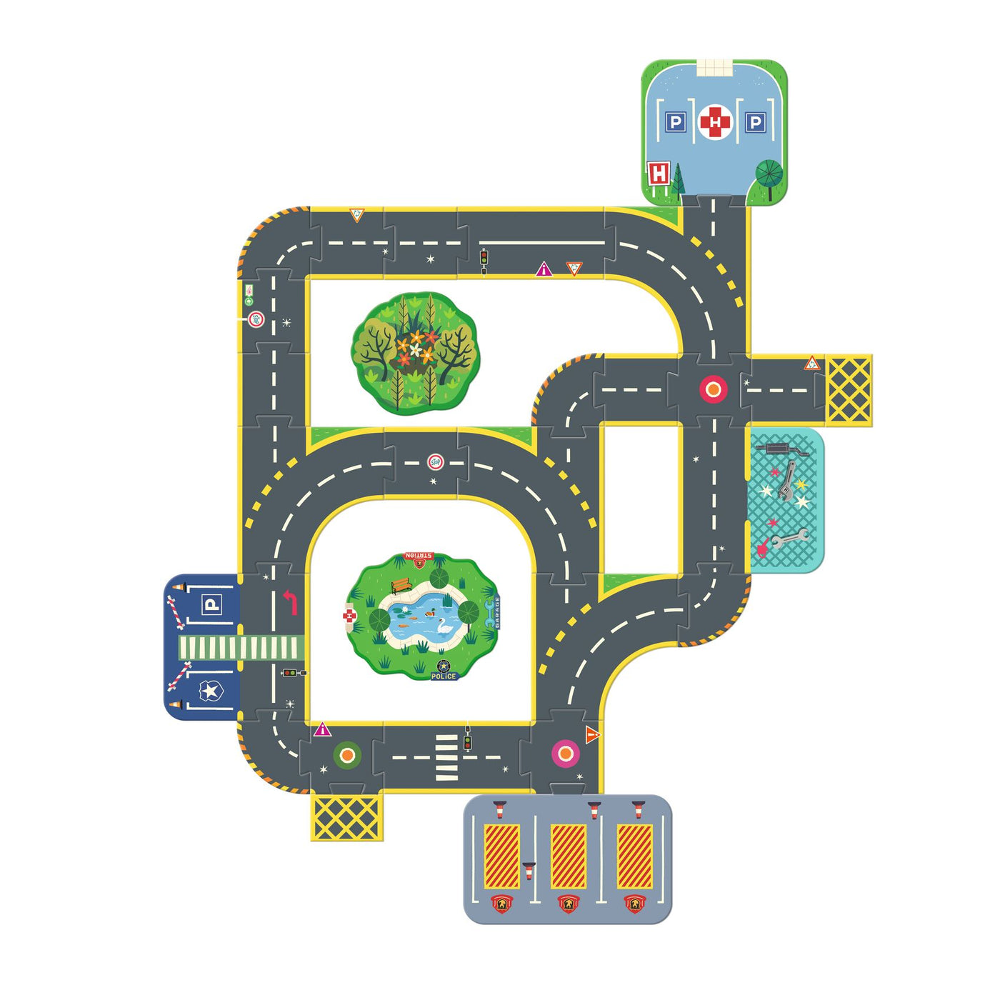 Djeco Crazy Motors Puzzle