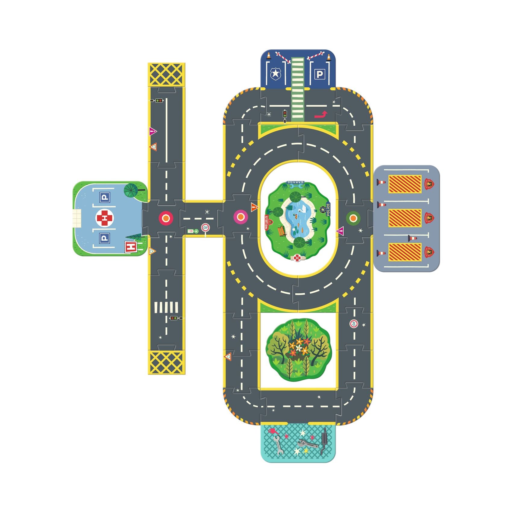 Djeco Crazy Motors Puzzle