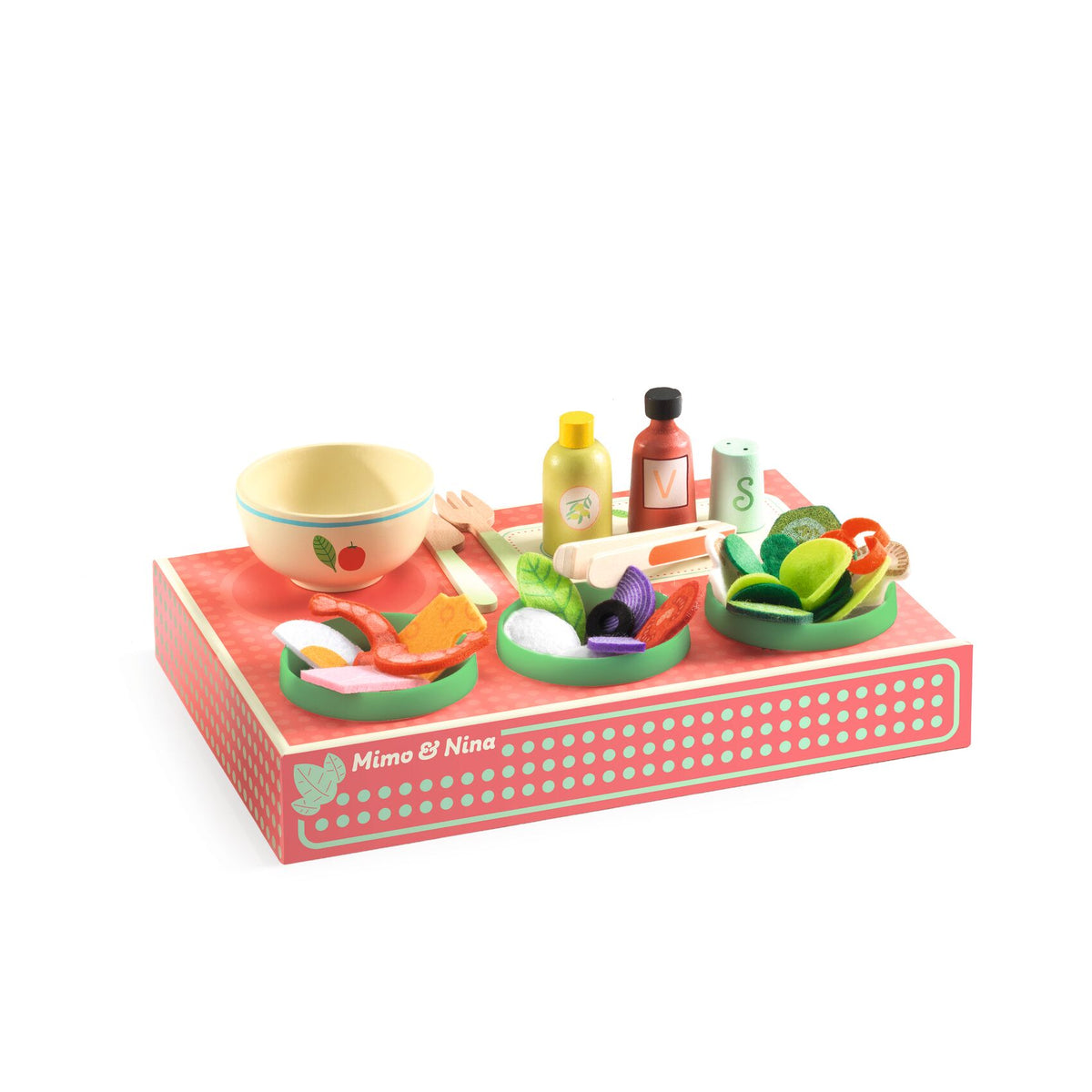 Djeco Role Play Toys - Mimo and Tita Salad Bar DJ05523