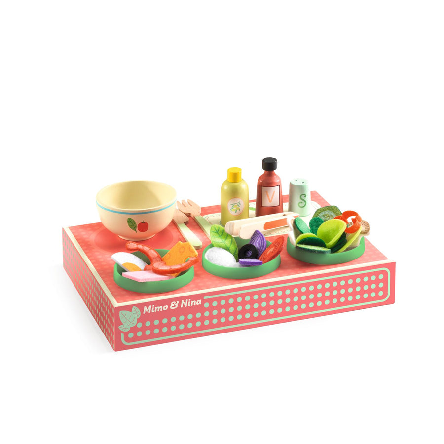 Djeco Role Play Toys - Mimo and Tita Salad Bar DJ05523